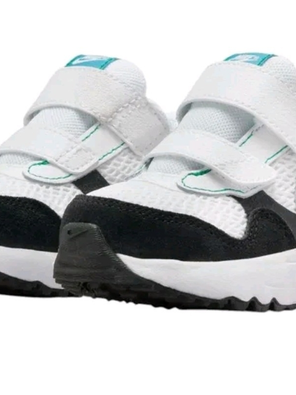 Nike Air Max Systm (TD) Shoes Kids White Pure Platinum Black Sz 5C